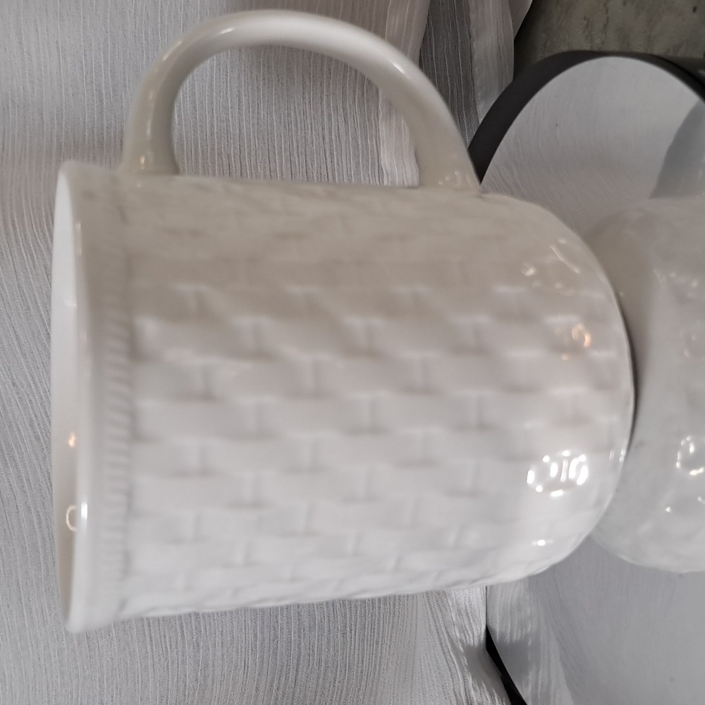Hand Painted Ceramic Coffee Tea Cocoa Customizable Drink Upcycle Mug Cup - Picture 5 of 5